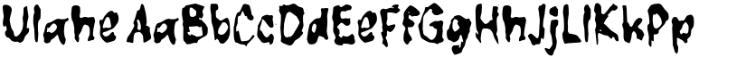Ulahe font