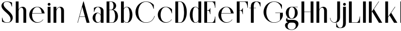 Shein font