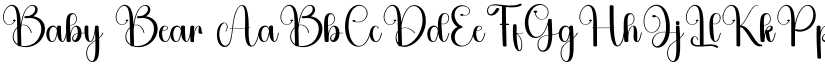 Baby Bear font