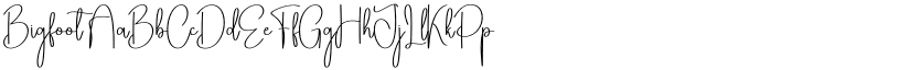 Bigfoot font