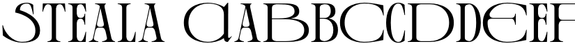 Steala font