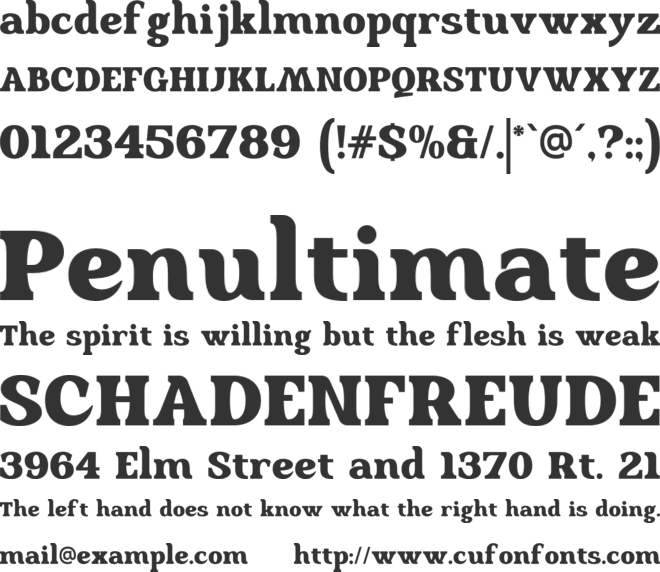 Locked Away font preview