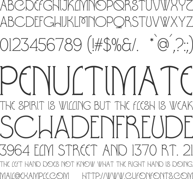 Macwine font preview