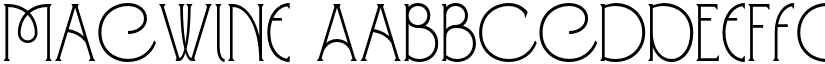 Macwine font