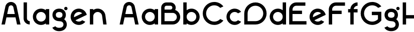 Alagen font