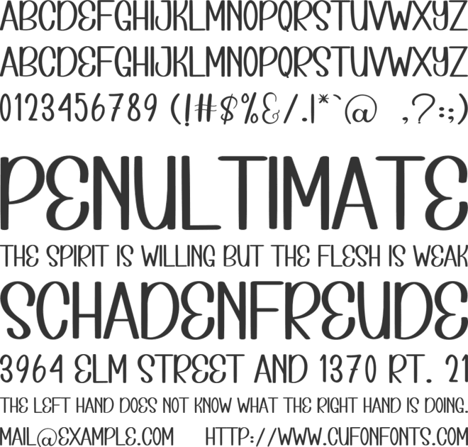 Cute  Angel font preview