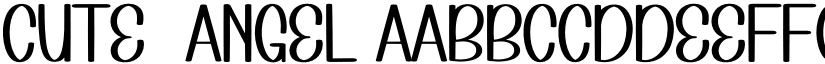 Cute  Angel font