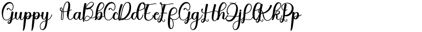Guppy font download