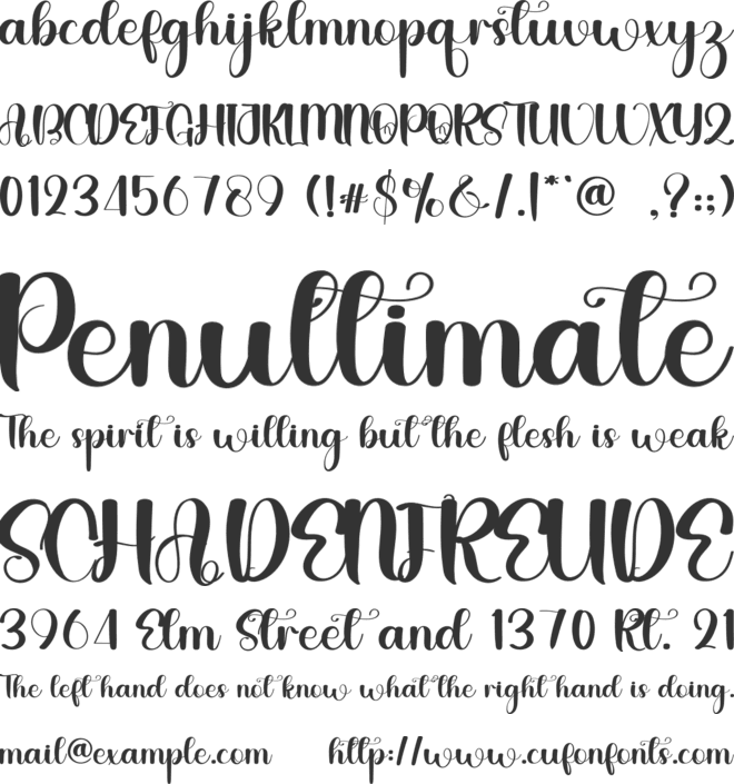 Beart Beach font preview