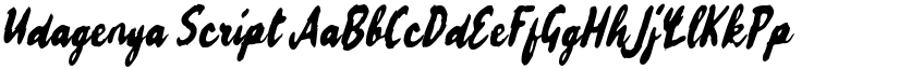Udagenya Script font
