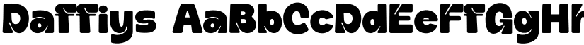 Daffiys font