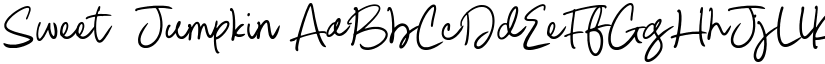 Sweet  Jumpkin font