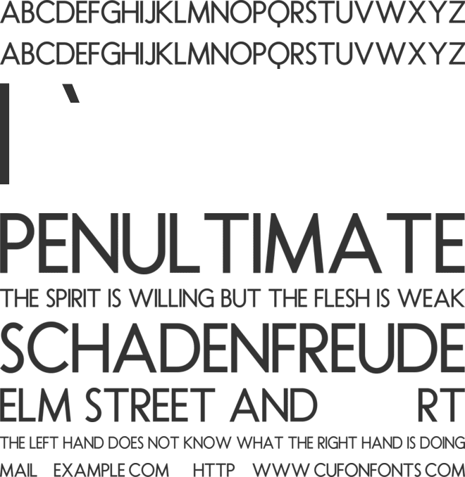 Fonsera font preview