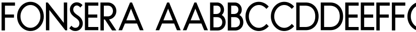 Fonsera font