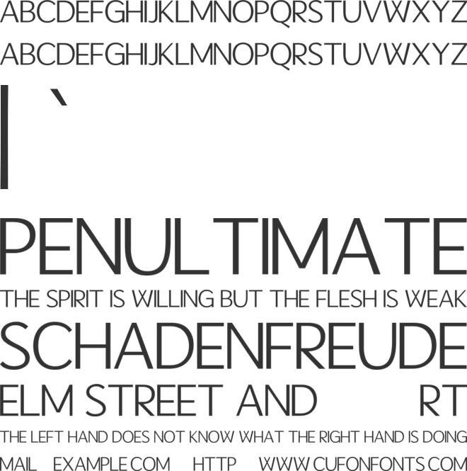 Debeaute font preview