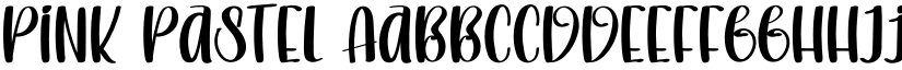 Pink Pastel font