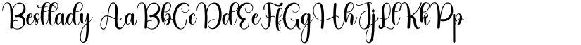 Bestlady font