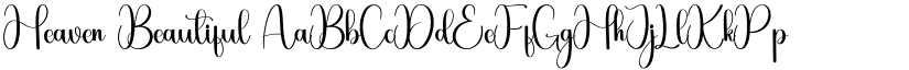 Heaven Beautiful font