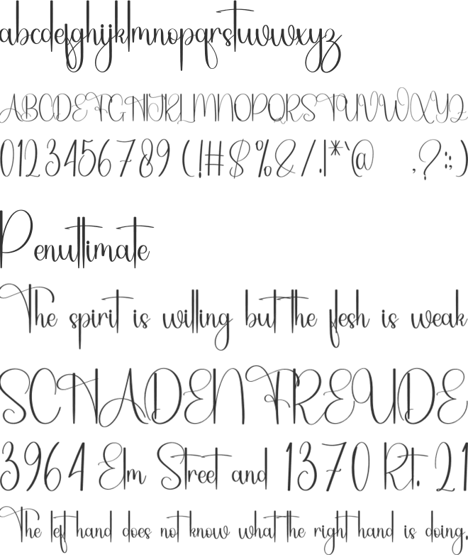 Christmas Amsterdam font preview