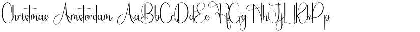 Christmas Amsterdam font