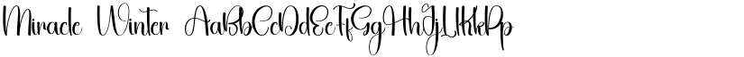 Miracle Winter font