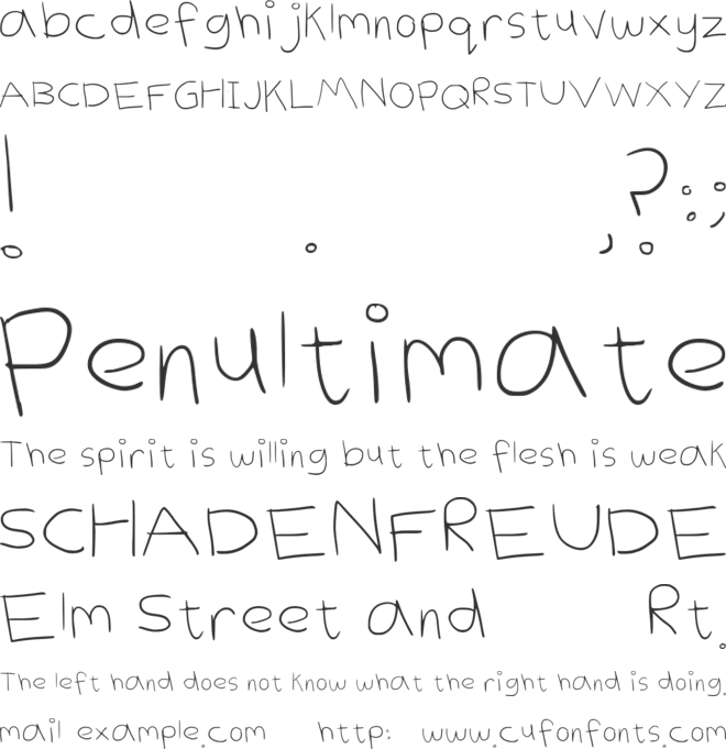 Estie Bestie font preview