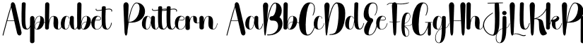 Alphabet Pattern font
