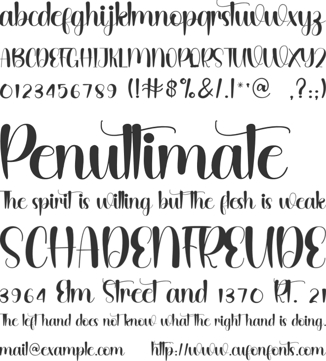 Vintage  Party font preview
