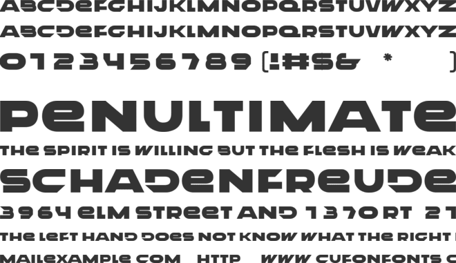 Trickr Logo font preview