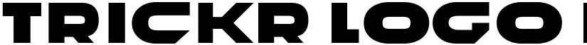 Trickr Logo Regular font
