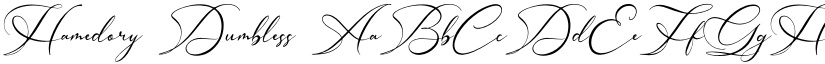 Hamedory Dumbless font