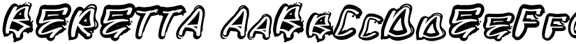 BERETTA font