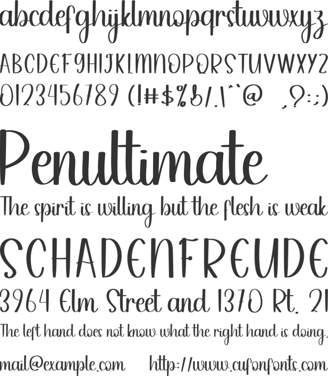 Happy Mandala font preview