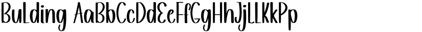 Bulding font