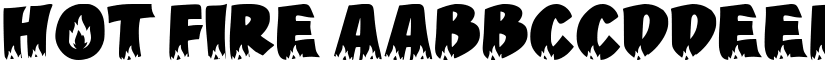 Hot Fire font