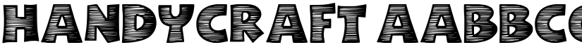 Handycraft font