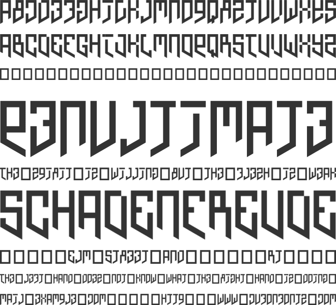 Two Letter Monogram font preview