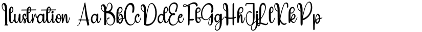 Ilustration font