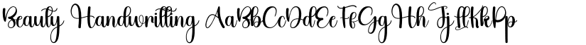 Beauty Handwritting font