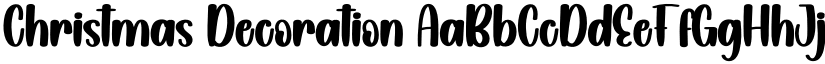 Christmas Decoration font