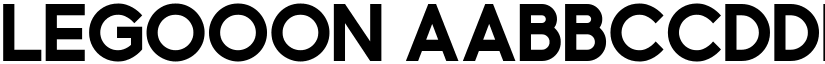 Legooon font