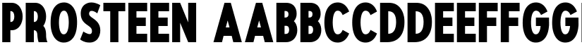 Prosteen font