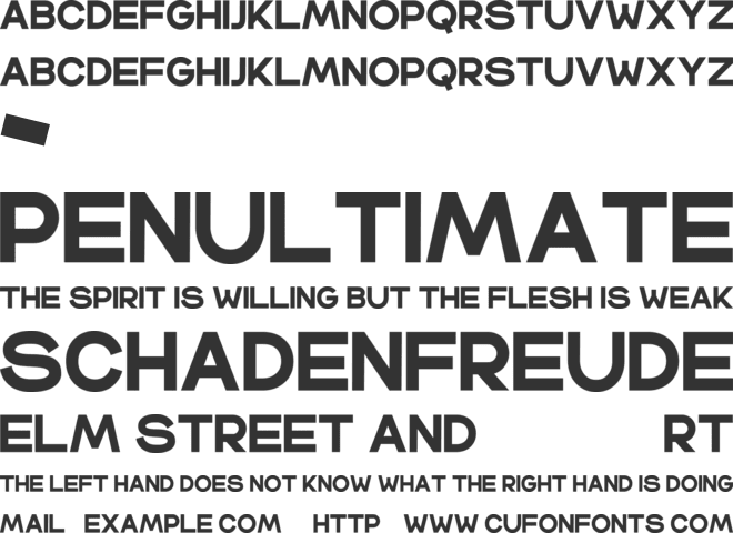Westhetic font preview