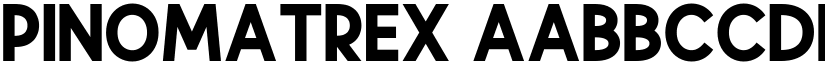 Pinomatrex font