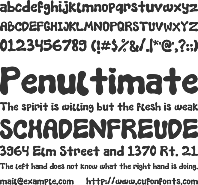 Little Orange font preview