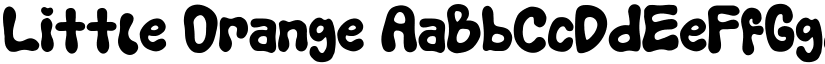 Little Orange font