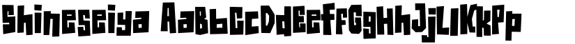 Shineseiya font
