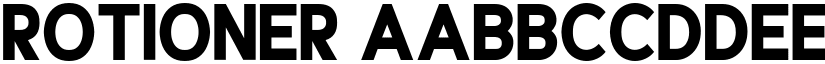 Rotioner font