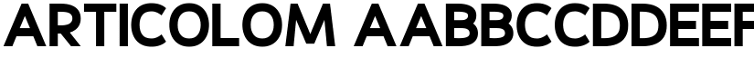 Articolom font
