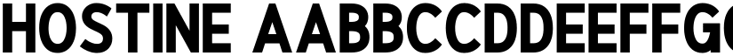 Hostine font